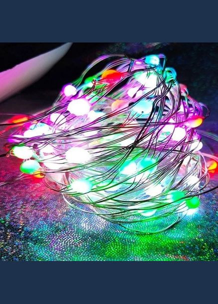 Светодиодная LED гирлянда на 10 метров, музыкальная RGB лента с Bluetooth микрофон пульт от USB More (301219018)