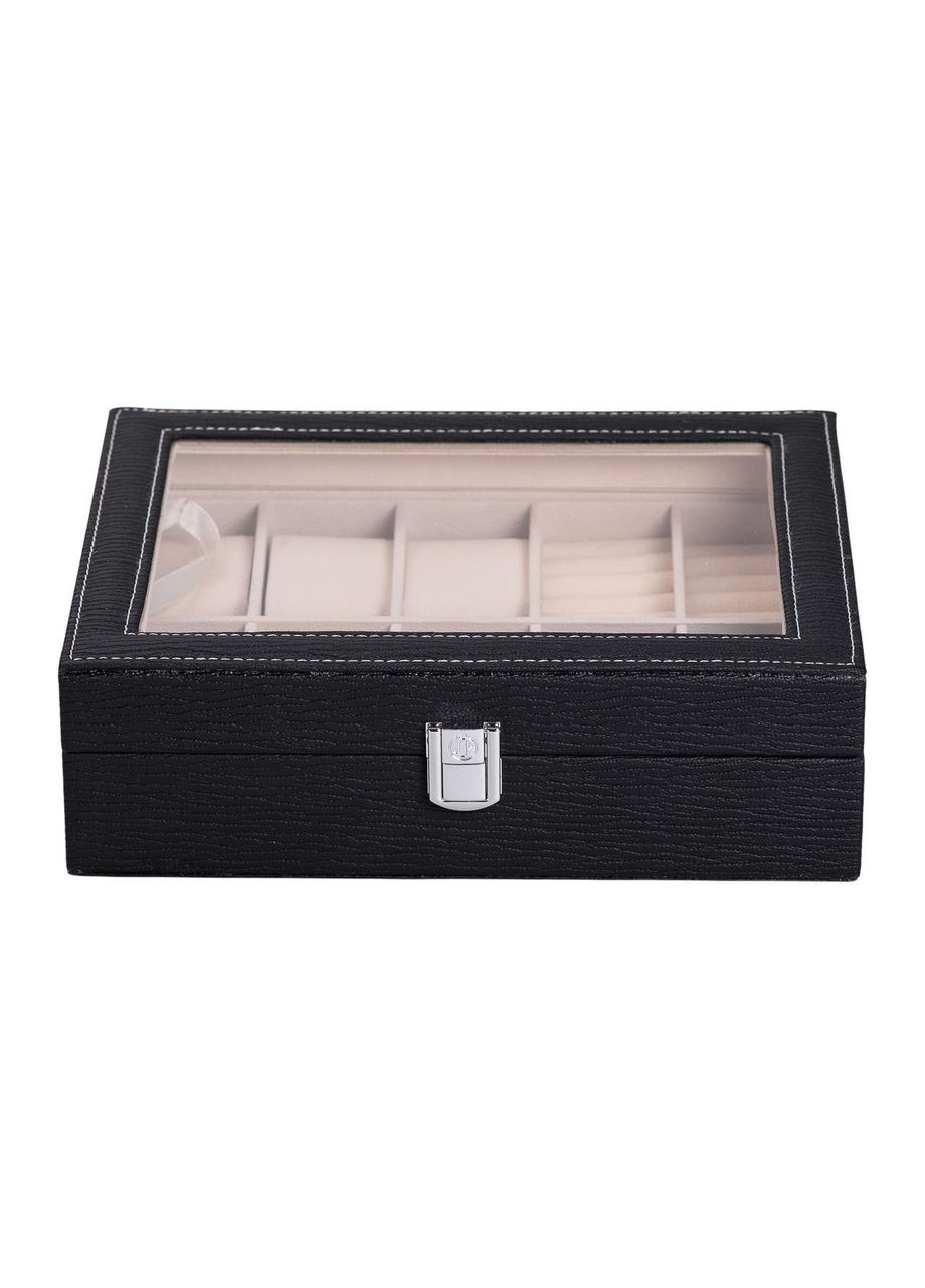 Скринька для прикрас з еко шкіри із дзеркалом органайзер для ювелірних виробів HP-5-6B Yiwu (370800363)
