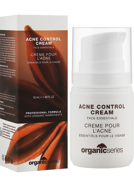 Крем для проблемної шкіри, схильної до акне Acne Control Cream 200ml (652353-8910) Organic Series (368891799)
