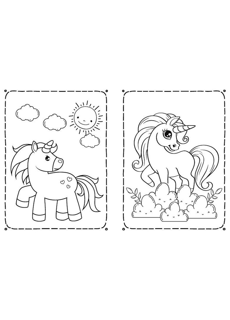 Розмальовка Єдиноріжки Vivat 1088212 (328448342)