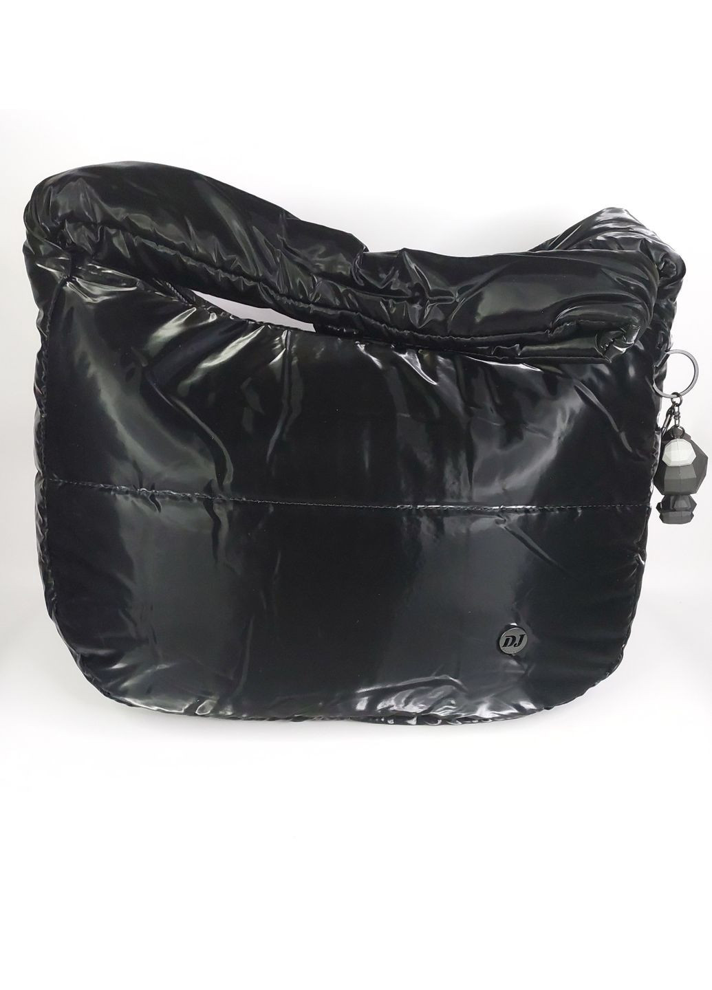 Жіноча сумка текстильна містка чорна David Jones (368774425)