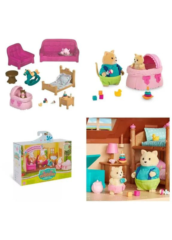 Игровой набор Гостиная и Детская (WZ6763Z) Li'l Woodzeez (322906707)