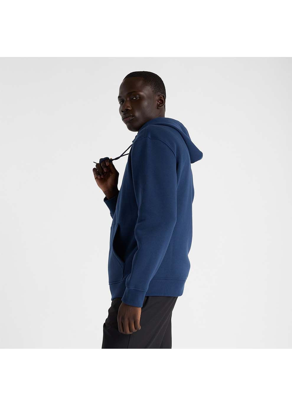 Мужская толстовка Sport Core Full Zip Синий New Balance (367601856)