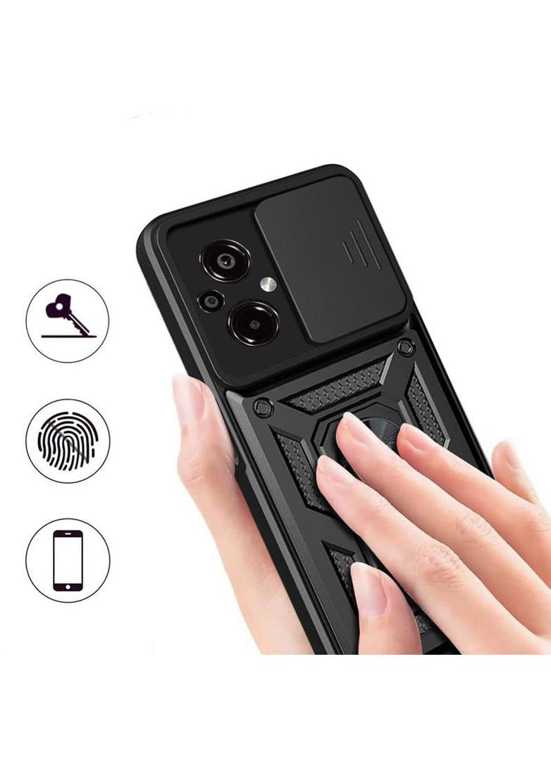 Чохол-накладка Military для Xiaomi Poco M5 4G Black (709121) BeCover (341486955)