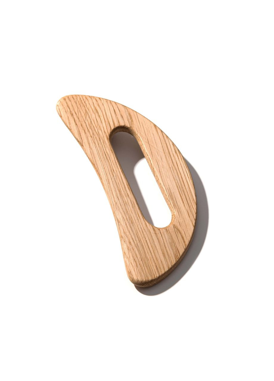 Шкребок гуаша для тіла дерев‘яний + Антицелюлітна суха олія з ксименією 250 мл Hillary (332200516)