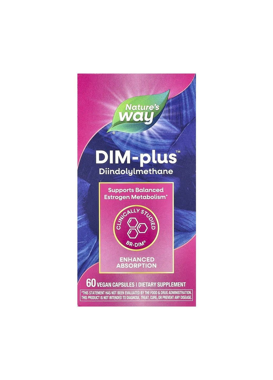 , DIM-Plus™, дііндолілметан, 60 веганських капсул Nature's Way (364956353)
