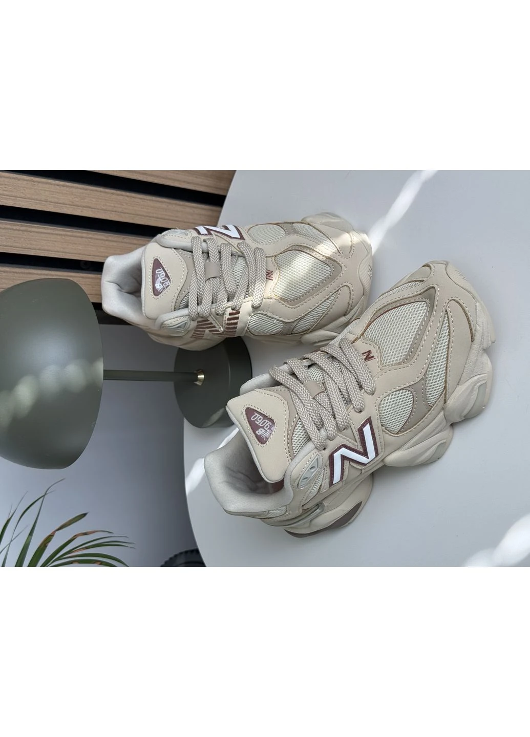 Бежевые демисезонные кроссовки мужские и женские new balance 9060 'bone sparrow' | нью беланс 9060 бежевые No Brand