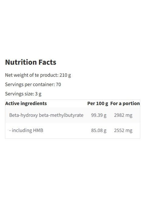 HMB 210 g /70 servings/ Pure Ostrovit (376867752)