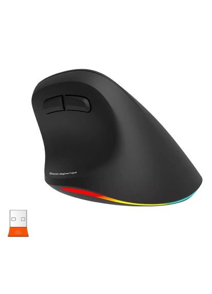 Мишка (MT-BTM010R-A) MEETION BTM010R RGB Bluetooth/Wireless Black (368561942)
