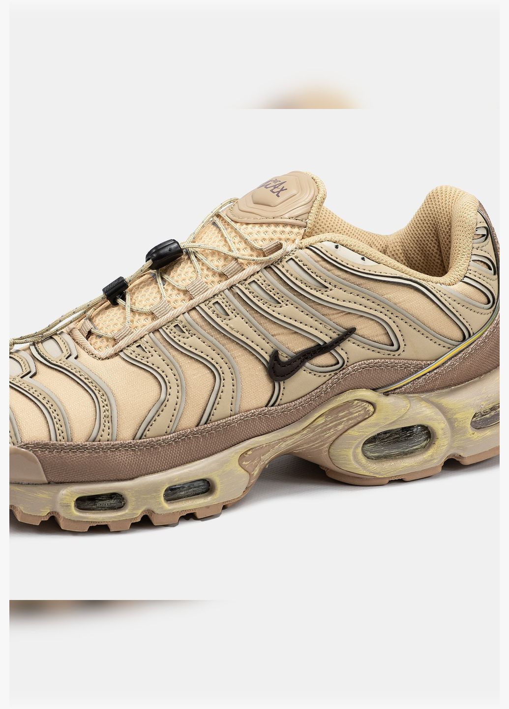 Пісочні Осінні кросівки чоловічі nike No Brand Air Max Tn Plus Sesame