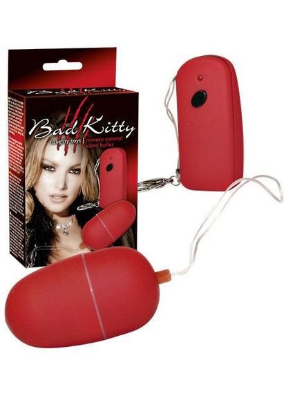 PREMIUM! Виброяйцо на дистанционном управлении имеет 10 режимов вибрации. Bad Kitty (301909209)