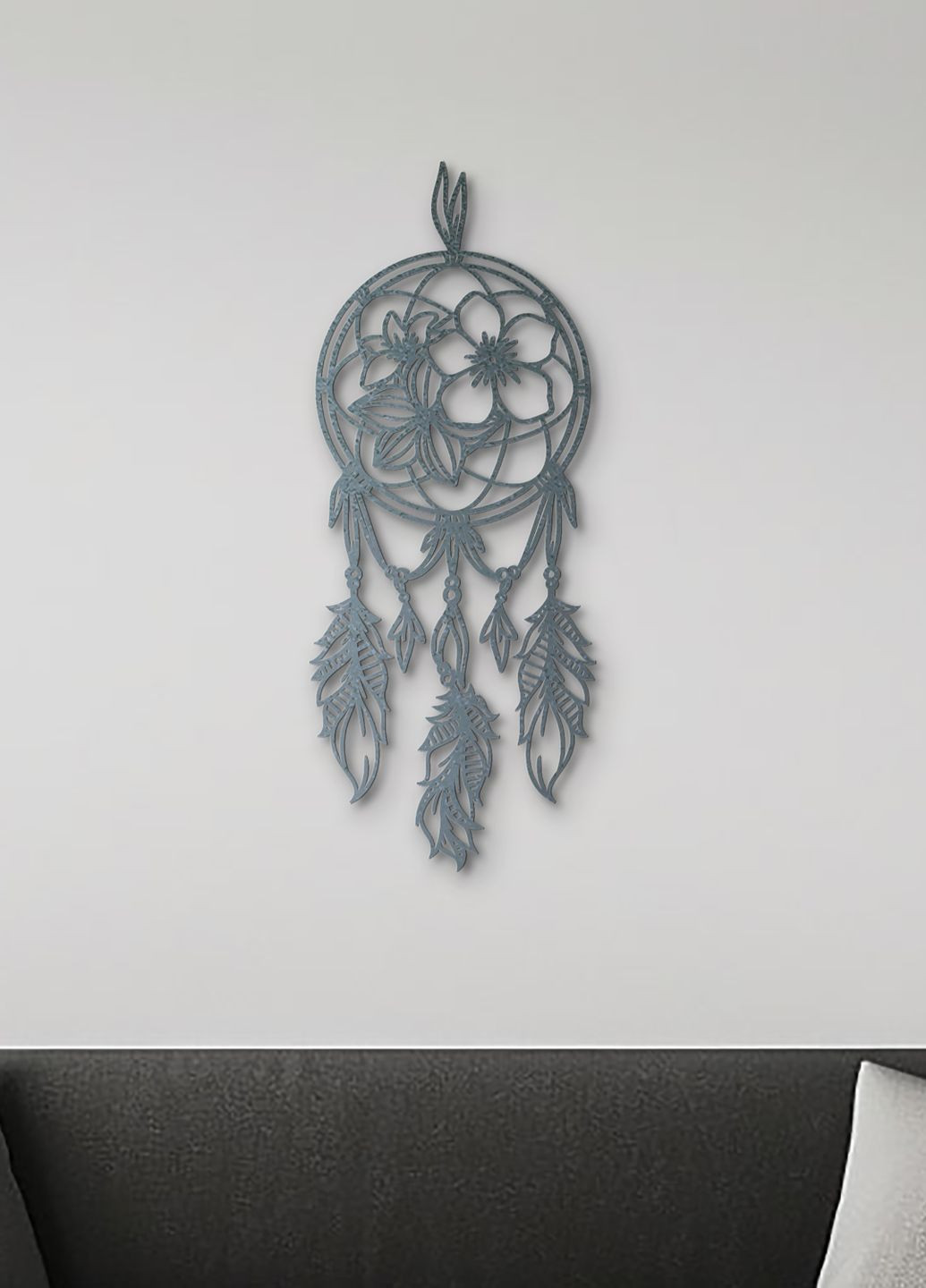 Настенный декор для дома, картина лофт "Цветочные сны", декоративное панно 70х28 см Woodyard (292113565)