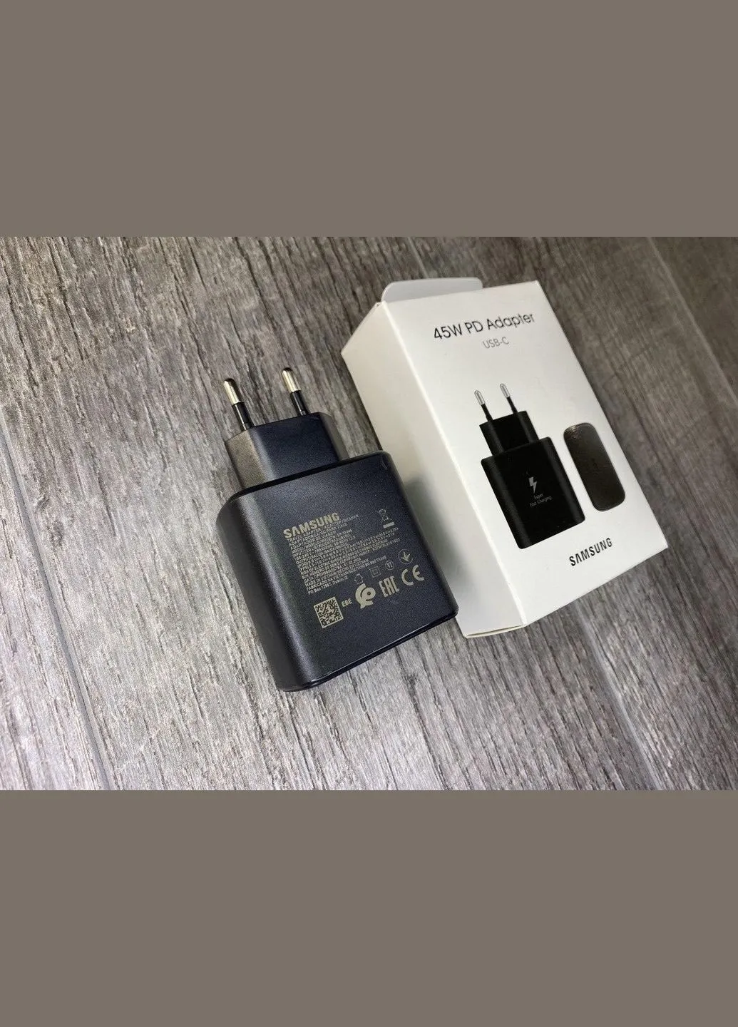 Зарядний пристрій, блочок для 45W Super Fast Charging, S20 Ultra, Galaxy Note 10+, A91 Samsung (346483610)