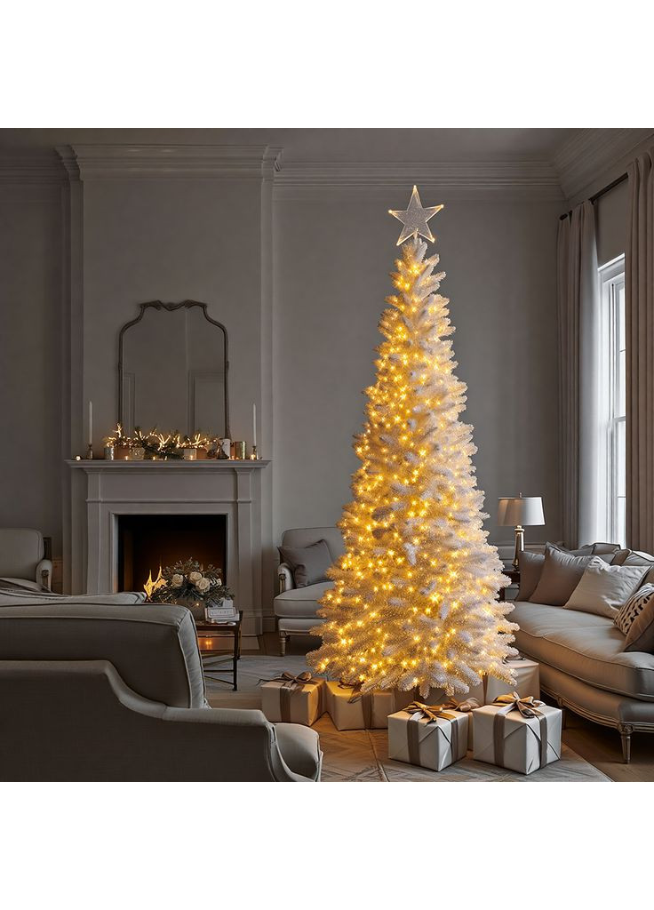 Гирлянда Рождественская фея уличная 100 м 1000 LED белый провод Желтый CF1000L100MWY Jooki (366037826)