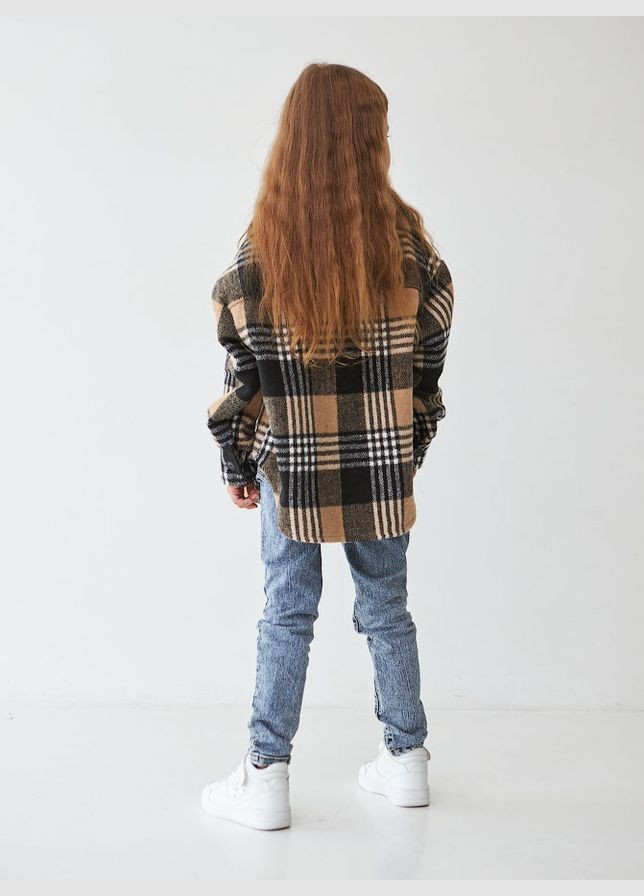 Утеплена сорочка дитяча Клітинка Tair Kids (300000344)