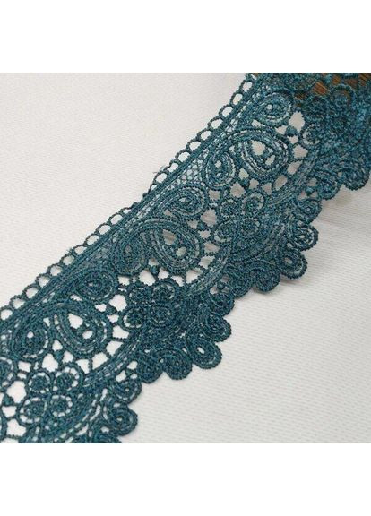 (1 м) Мереживо макраме 8 см (13 м) колір - зелений (M729-66-062) Plus-plus (354795271)