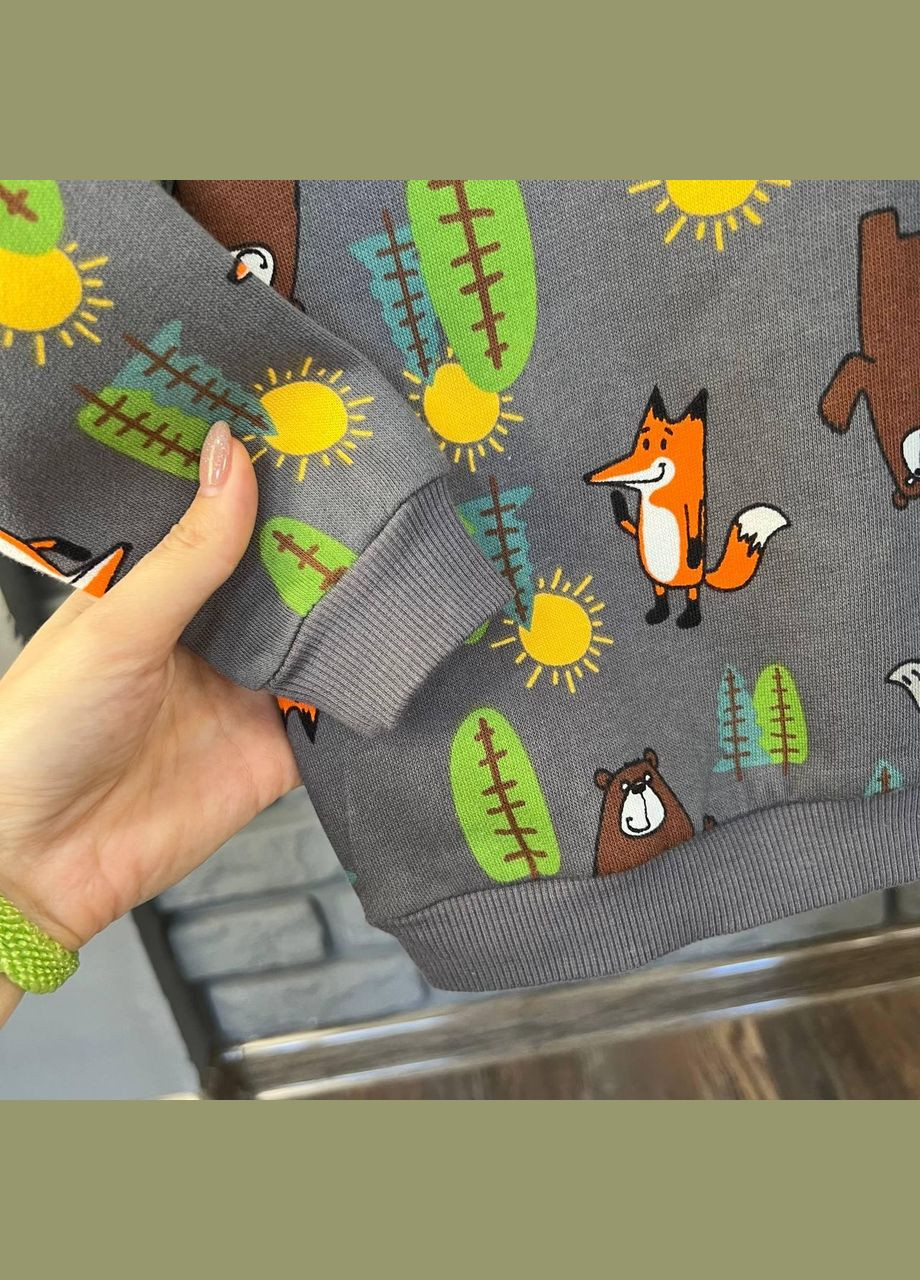 Дитяча кофта Сіра 3-4 роки (98-104 см) LC Waikiki (269368097)