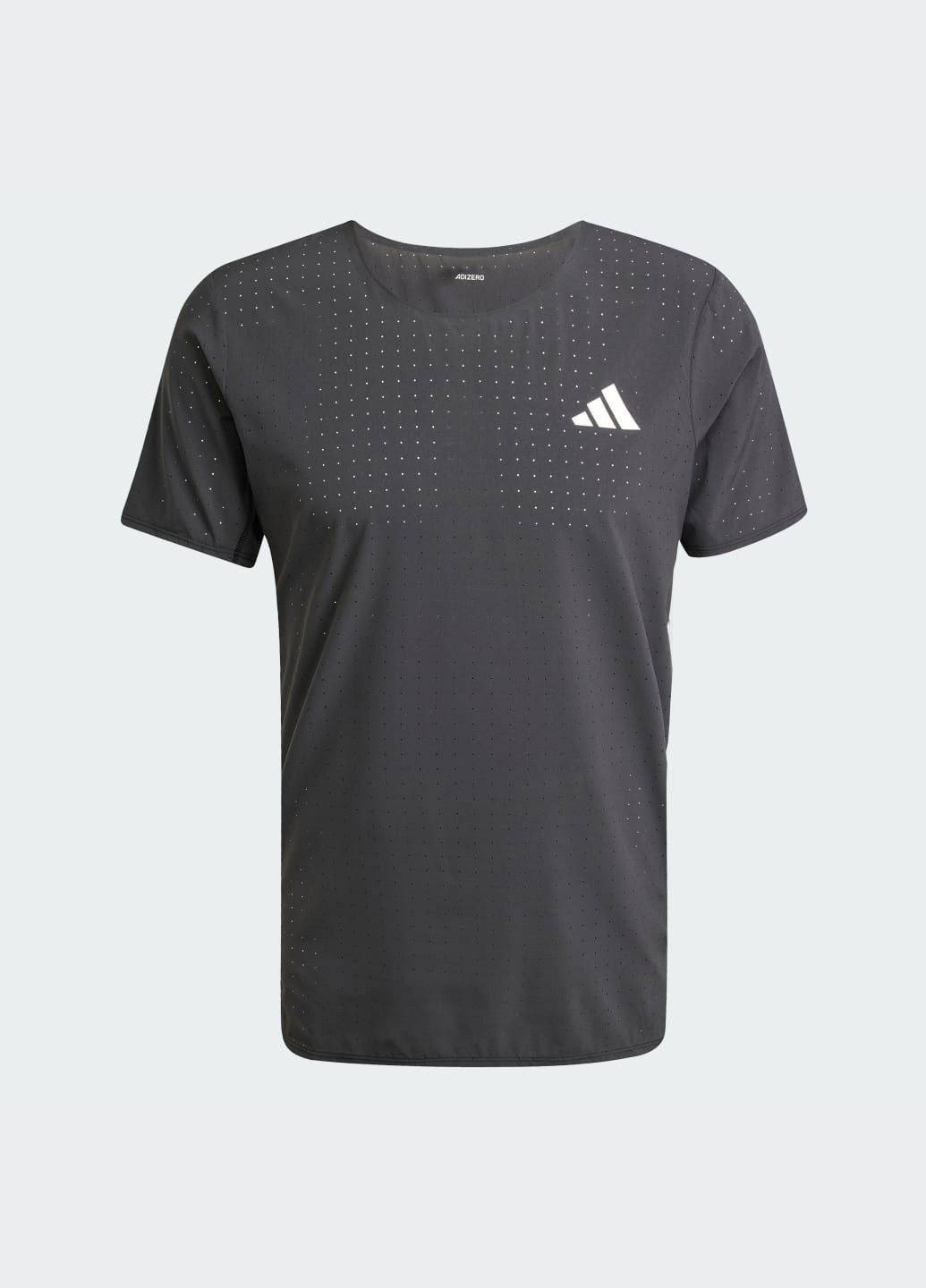 Чорна футболка для бігу adizero adidas