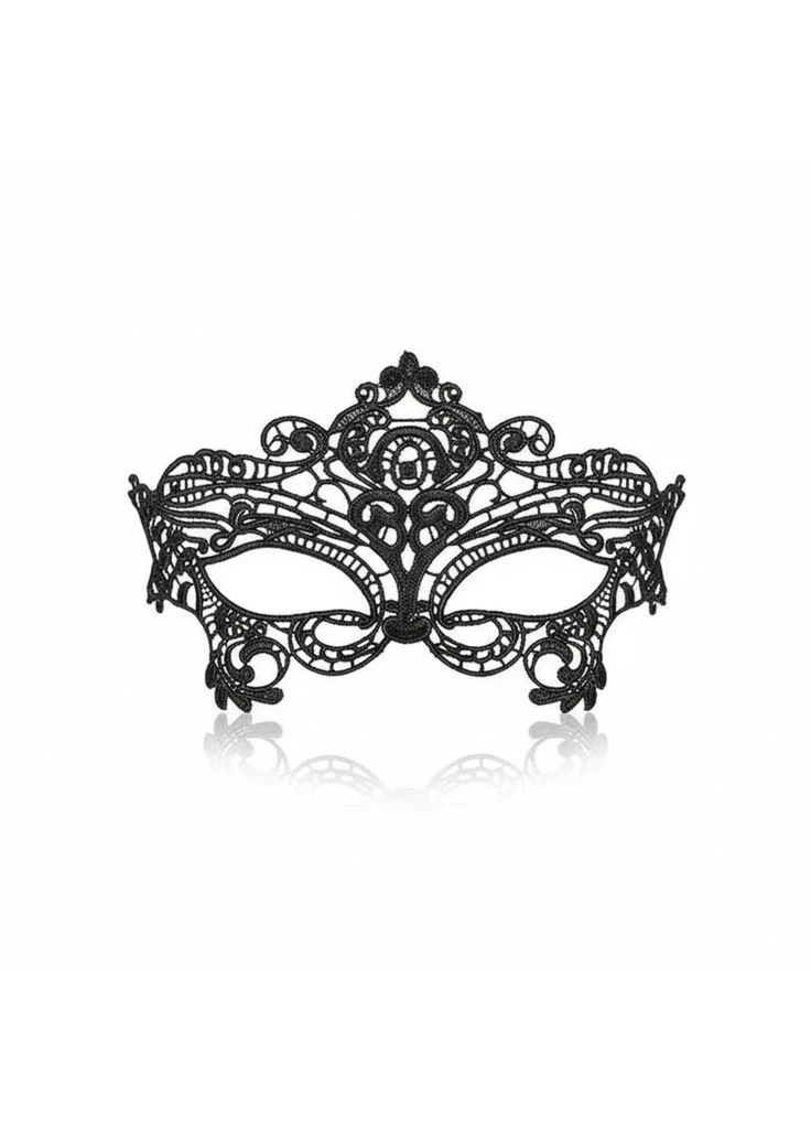 Еротична маска на очі ажурна One size для інтимної близькості аксесуар No Brand (367837358)