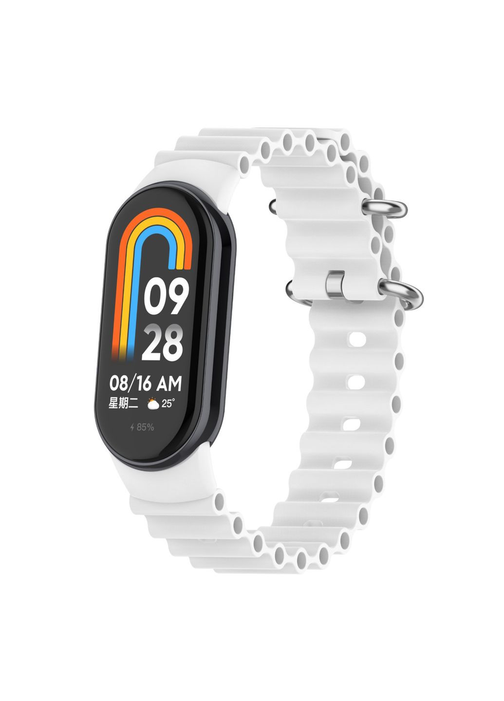 Ремешок для Xiaomi Mi Band 8/9 Ocean band Цвет White No Brand Xiaomi Smart Band 10,Xiaomi Smart Band 8,Xiaomi Smart Band 9 (340284278)