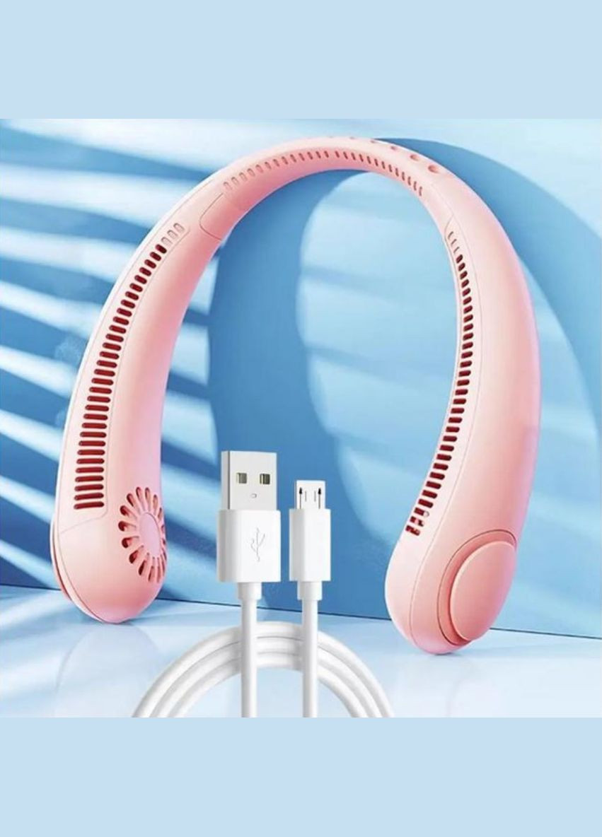 Вентилятор на шею портативный Neck Fan Х5 аккумуляторный + USB Po Fanu (351563210)