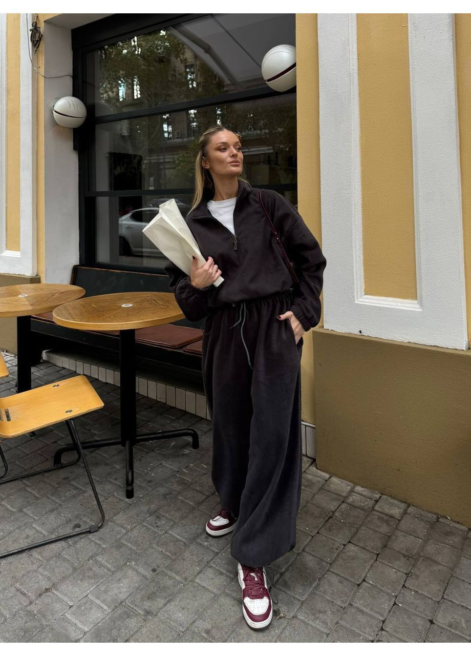 Женский спортивный костюм из двустороннего флиса No Brand (371641180)