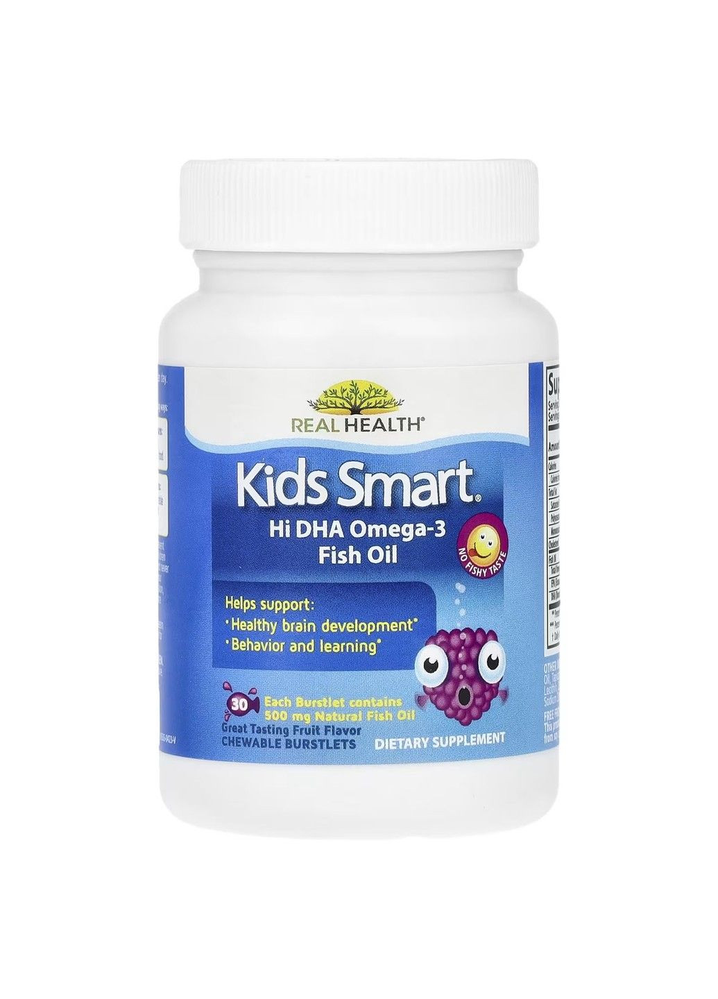 Рыбий жир Kids Smart Омега 3 500 мг Omega 3 Fish Oil 30 капсул Bioglan (347600991)