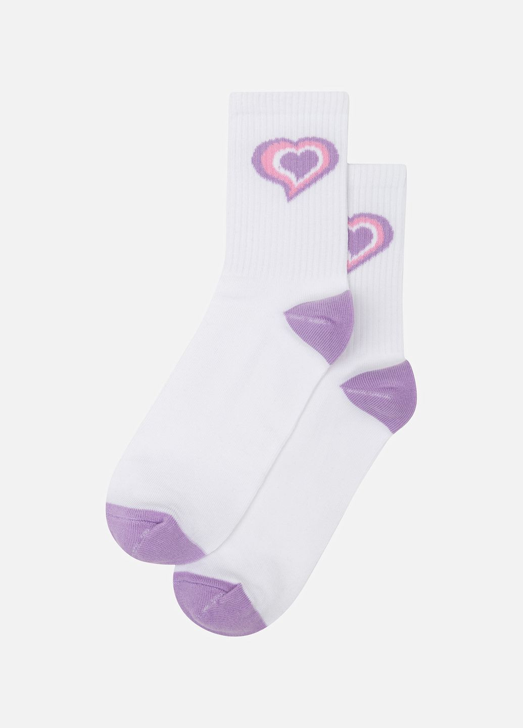 Жіночі шкарпетки колір білий ЦБ-00244910 Yuki (280925108)