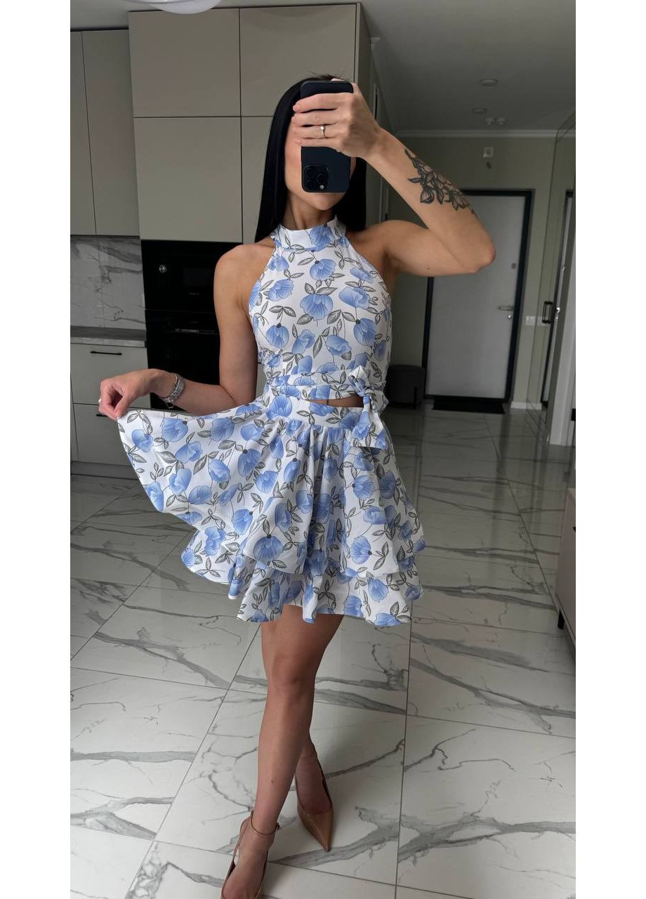 Костюм топ зі спідницею DK/DL Мода без кордонів (351346434)