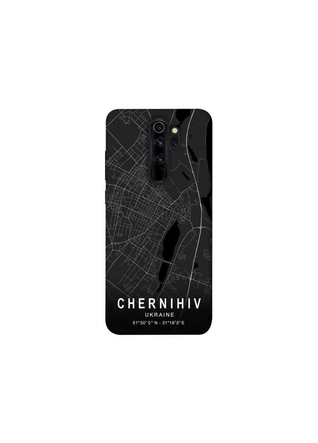 Чехол на Xiaomi Redmi Note 8 Pro Chernihiv map Frontalka (365303980)