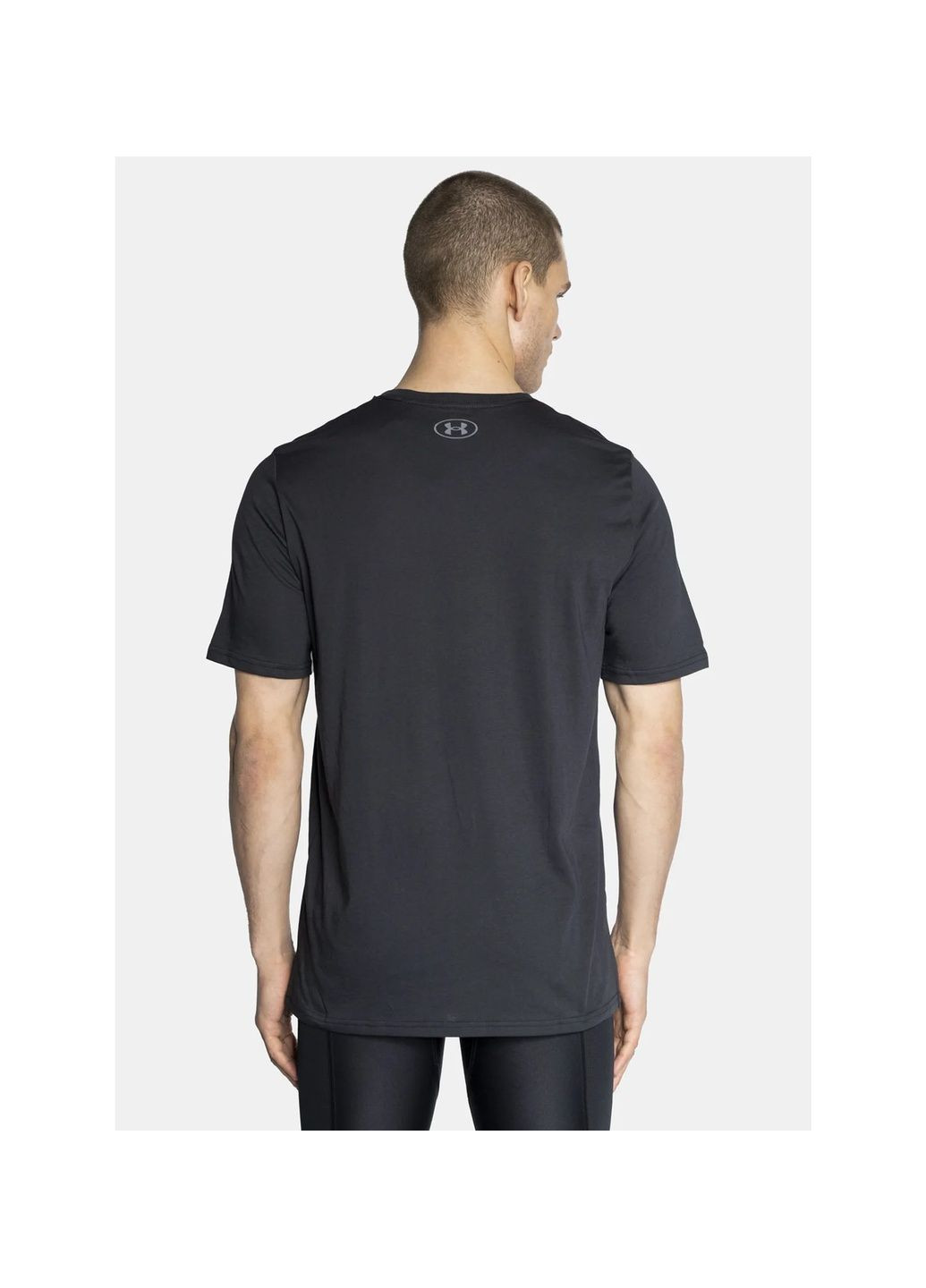Чорна футболка чоловіча sportstyle logo black 1329590-001 Under Armour
