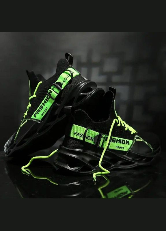 Спортивные (женские) кроссовки «Fashion Sport» черного цвета, 36 размер Trends чёрные демисезоны (329745957)