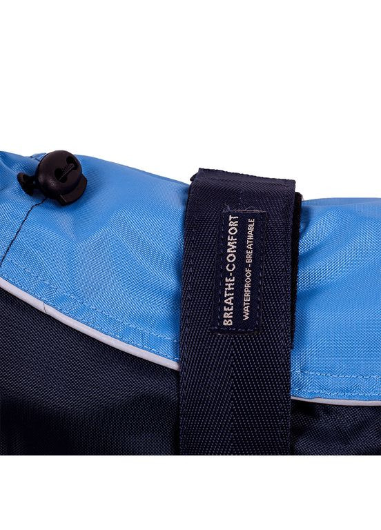 Пальто для собак з м'яким коміром, фліс, темно-синій, L, 55см Happet (357074953)