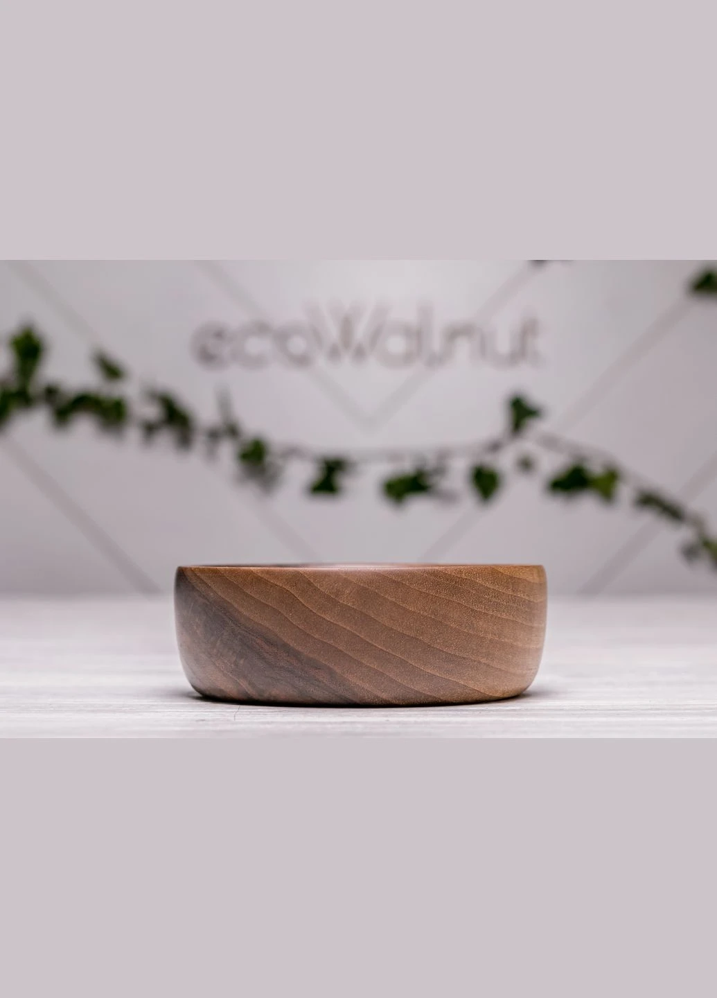 Дерев'яна салатниця M Дерев'яна тарілка з логотипом EcoWalnut (295266100)