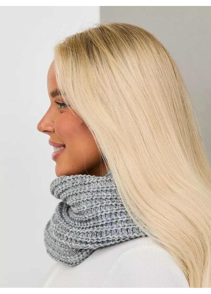 Женский шарф-снуд классический No Brand Хомут барбара (363254177)