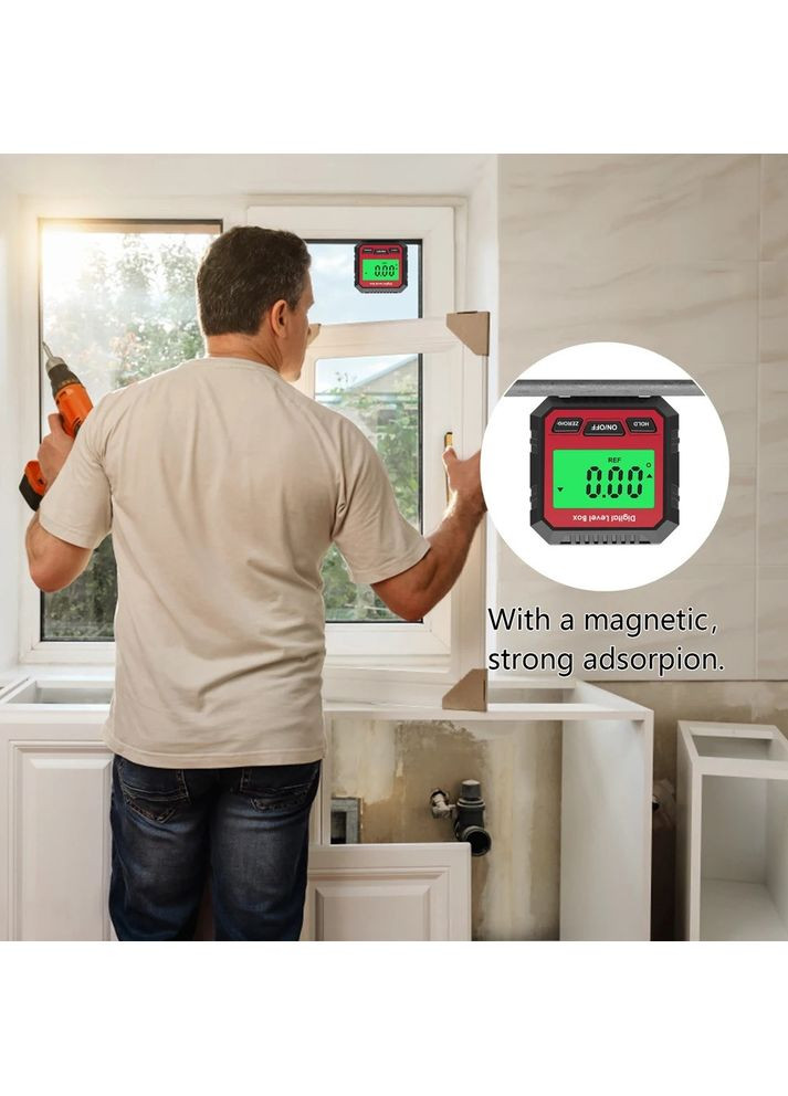 Кутомір цифровий інклінометр IP54 4*90° магнітний електронний Ruixin (361857001)