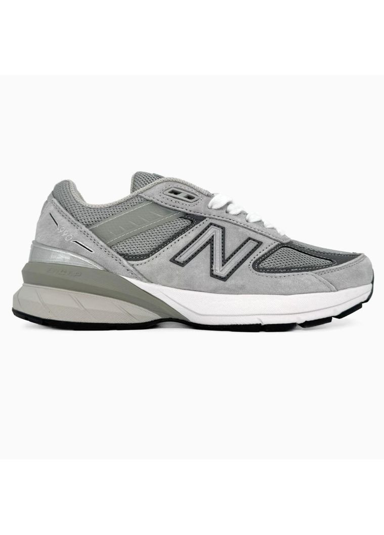 Серые демисезонные кроссовки мужские new balance 990 v5 grey нью беланс 990 v5 No Brand
