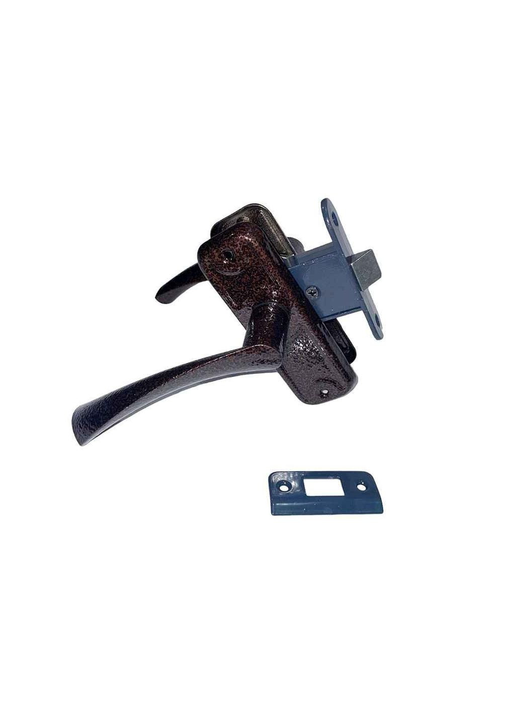 Защелка с ручкой ЗЩ5 (коричневая) ТМ ТАНДЕМ Тандем (311956501)