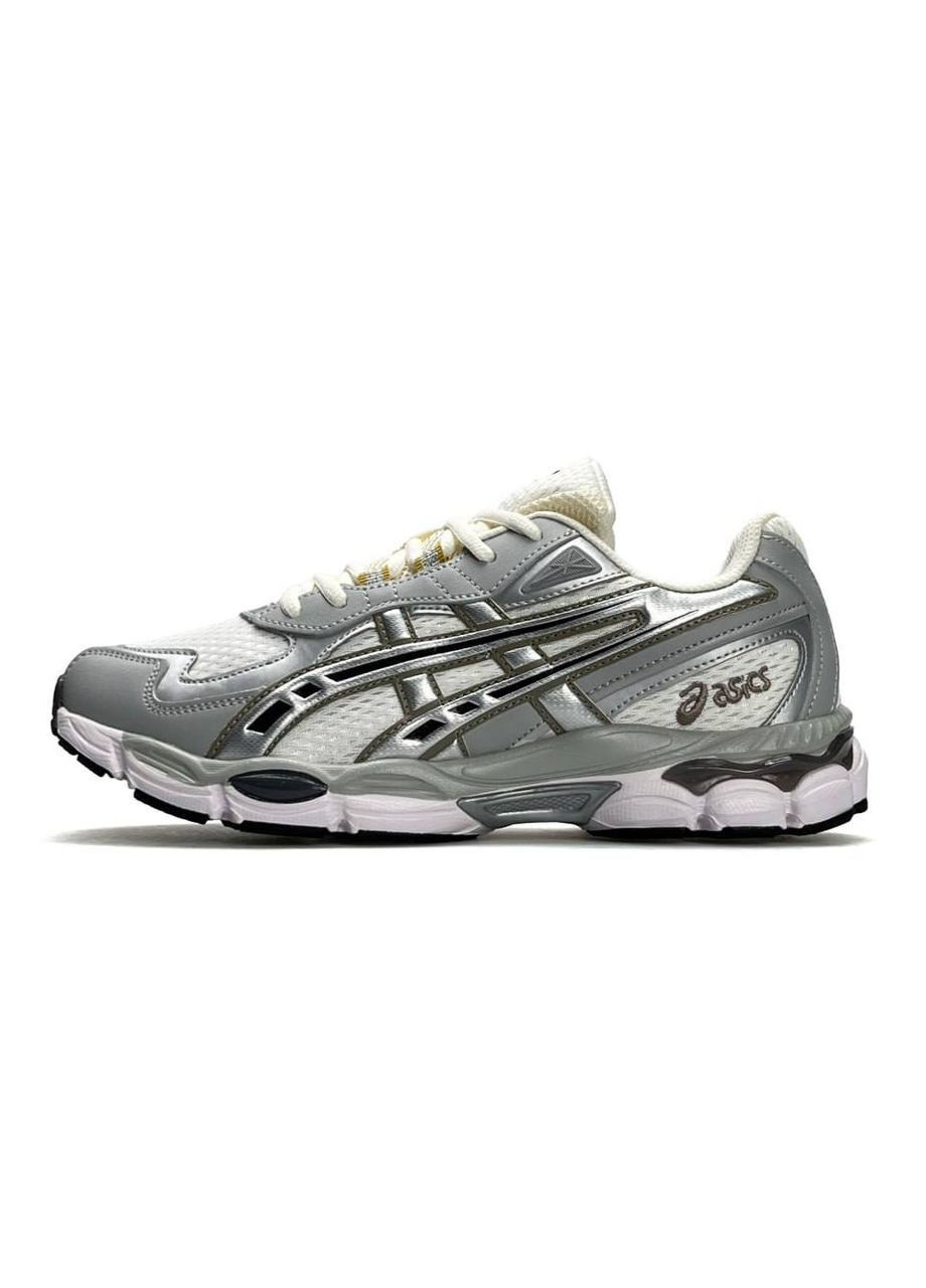 Серые демисезонные кроссовки мужские asics No Brand GEL-NYC 2055 Light Grey White