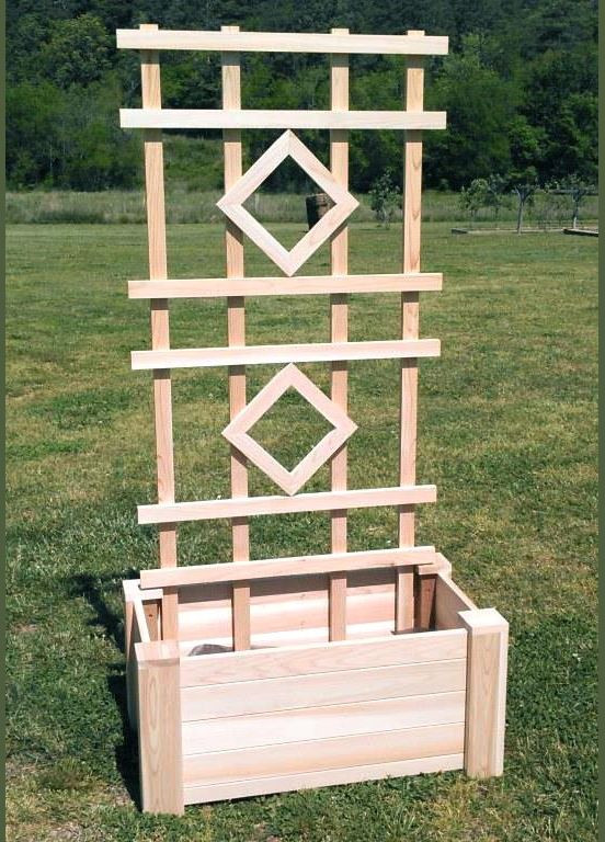 Кашпо зі шпалерою з дерева Чимонг бланже (КШР-003001) No Brand (328960134)