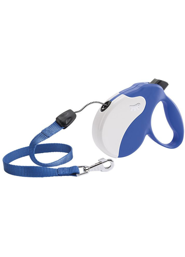 Поводир - рулетка для собак з шнуром Amigo Cord (Ферпласт Аміго Корд) 15 x 3.6 x h 14 cм - M, Синій Ferplast (298053768)