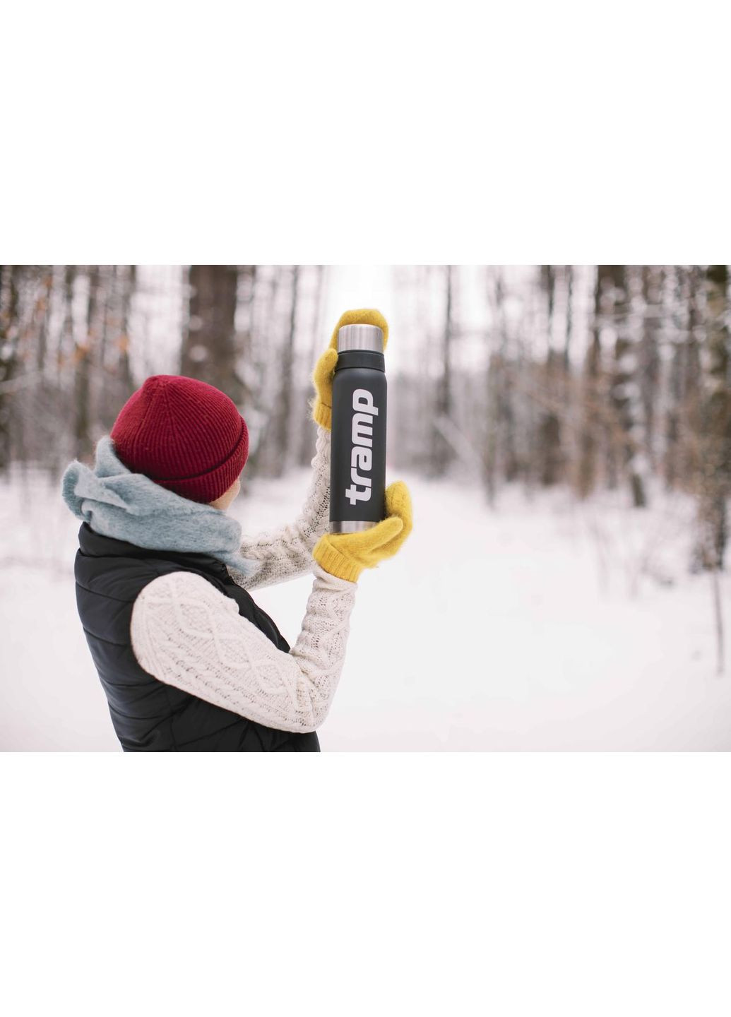 Термос Expedition Line 0,9 л UTRC-027 Cірий Tramp (366221187)