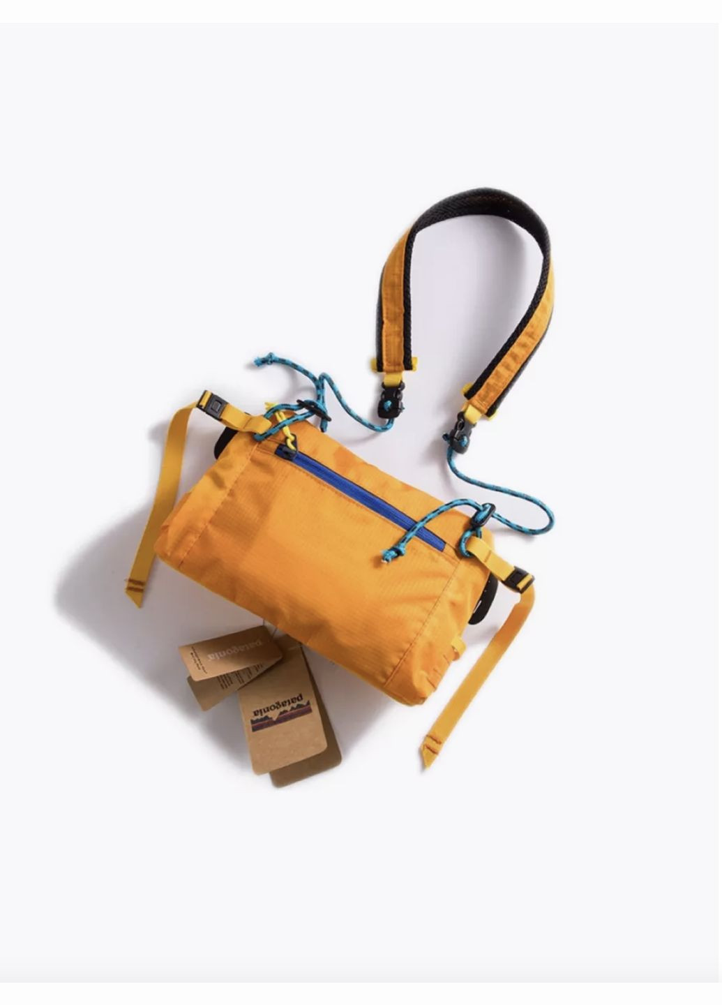 Водонепроникна сумка Унісекс, зі зйомним патчем, жовта. No Brand Мессенджер (322768077)