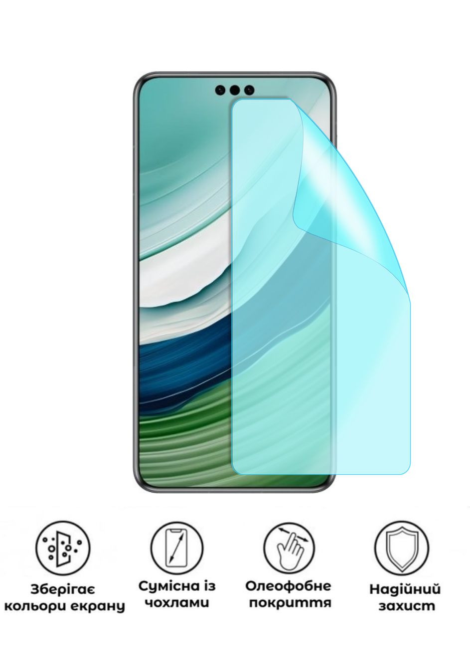 Захисна гідрогелева глянцева плівка Grade C на екран смартфона Huawei Mate 60 Pro Plus No Brand (371127435)