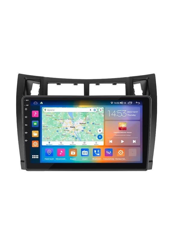 Штатна магнітола для Toyota Vitz II (XP90) 2005-2011 IPS 9" 2/32Gb CarPlay 4G Wi-Fi GPS Prime 5 шт. Lesko (336194508)