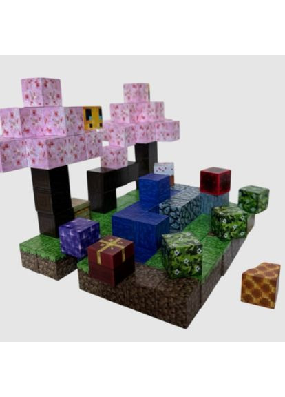 Конструктор Magnetic Cube Вечірка із сакурами 128шт (2104618679) No Brand (357209813)
