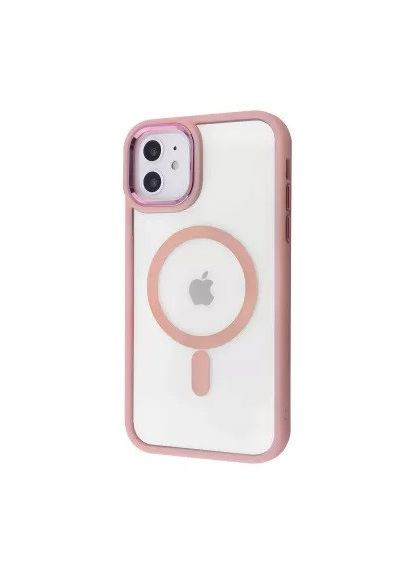 Чехол Cover Glossy Ardor Case with MagSafe для iPhone 11 Розовый Wave (293504647)