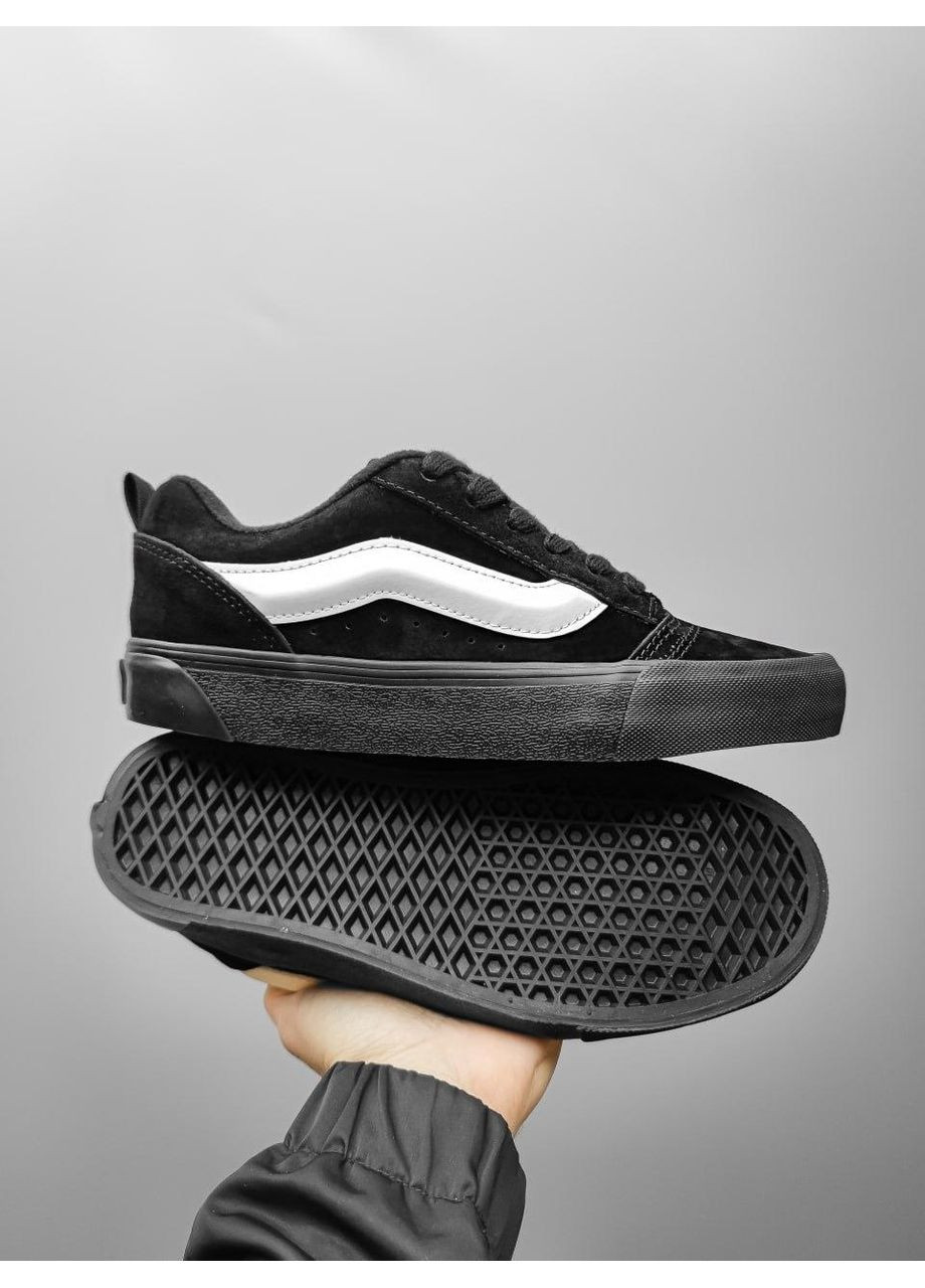КЕДИ ЖІНОЧІ VANS KNU SKOOL BLACK V3 ВАНС КНУ СКУЛ No Brand чорні демісезони (367175999)