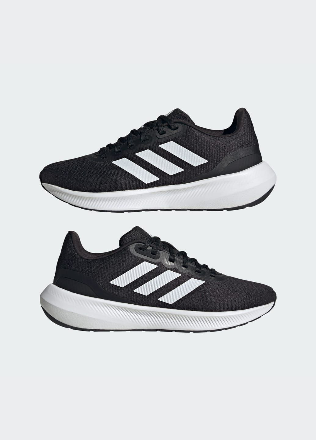 Кросівки Runfalcon 3 adidas чорні всесезони (305843231)