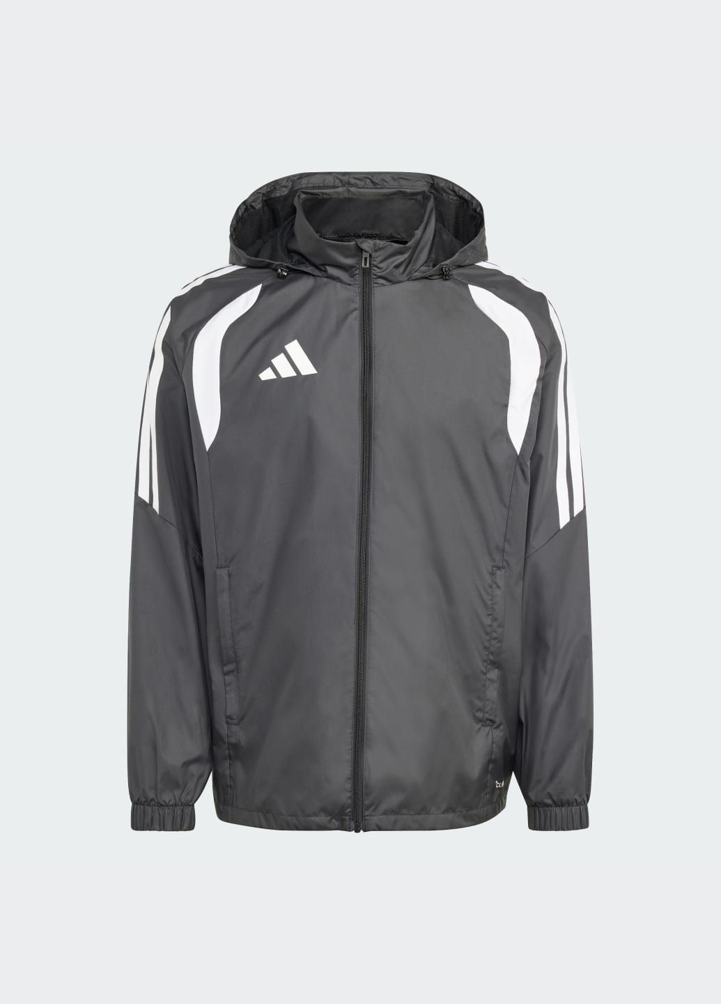 Чорна демісезонна вітровка tiro26 league adidas